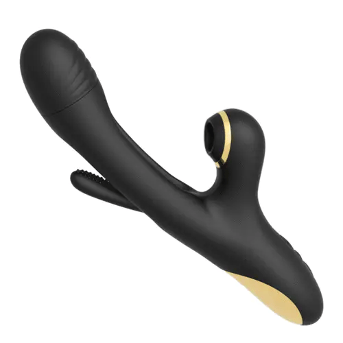 3 IN 1 Sucking & Flapping Vibrator G Spot Clitoral Stimulator with 7 Modes Massager - Vibrator product image for intimate wel