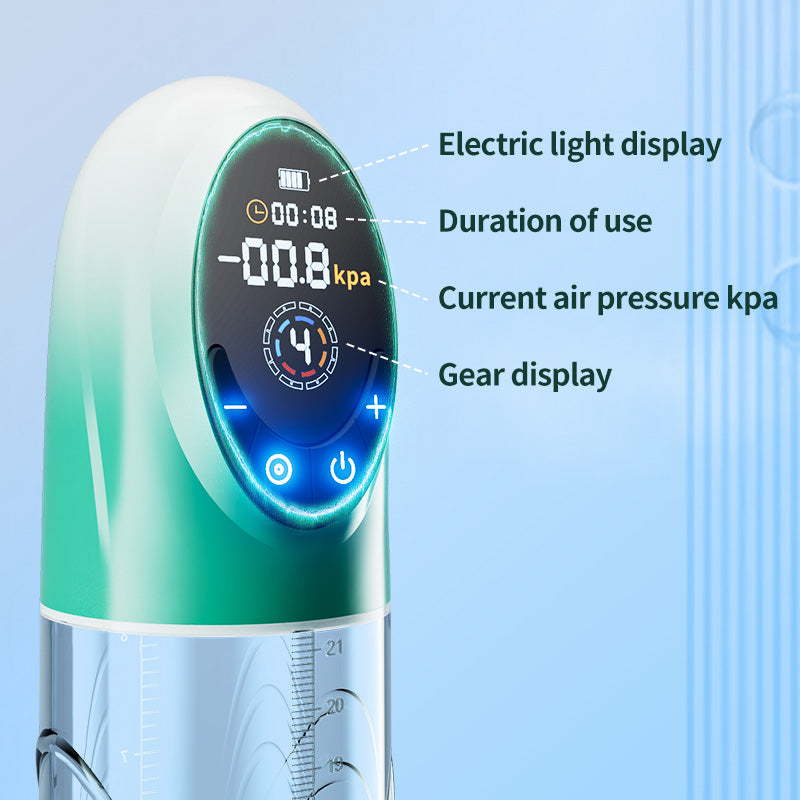 GigaGrow- Acmejoy 5 Suction & Manual Air Pressure 2 IN 1 for ED Treatment Penis Pump