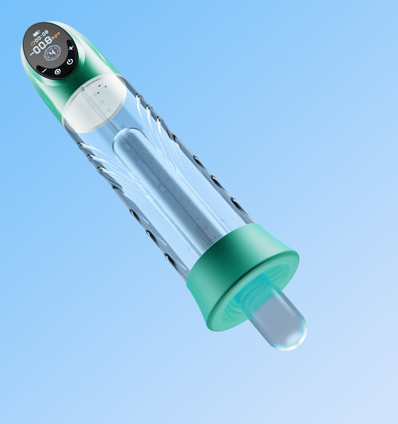 GigaGrow- Acmejoy 5 Suction & Manual Air Pressure 2 IN 1 for ED Treatment Penis Pump
