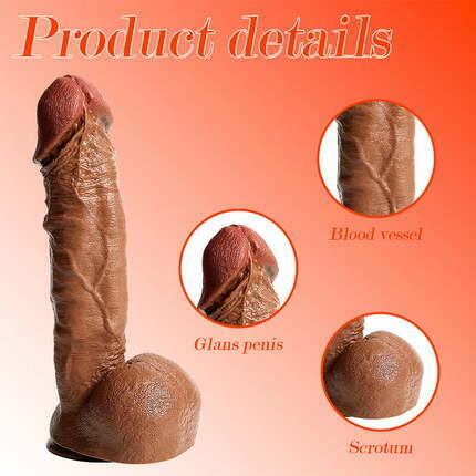 Buder - Manual Big Dildo for Vaginal & Anal 12.40 Inches