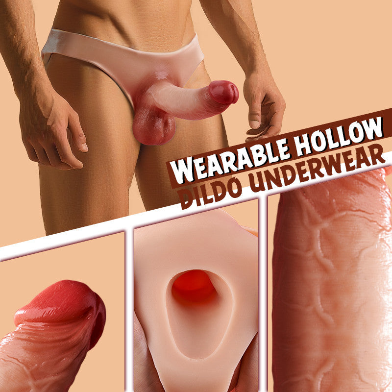 Nolan - Strap-on Dildo Silicone Wearable Hollow Dildos Panties With 7.48'' Realistic Penis