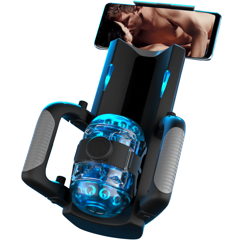 Venom - Long 12CM & 700 Strokes/Min Telescopic Adjustable Tightness Phone Stand Automatic Male Stroker