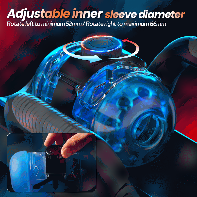 Venom - Long 12CM & 700 Strokes/Min Telescopic Adjustable Tightness Phone Stand Automatic Male Stroker