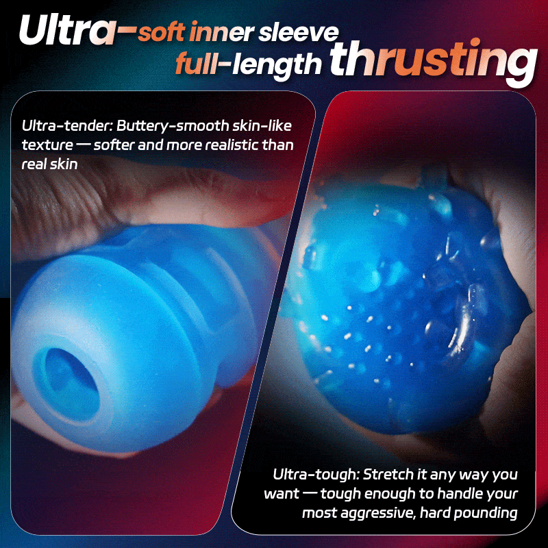 Venom - Long 12CM & 700 Strokes/Min Telescopic Adjustable Tightness Phone Stand Automatic Male Stroker