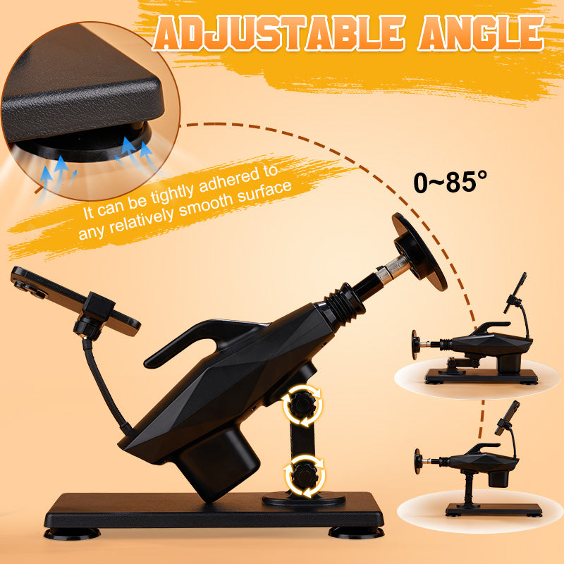 Kai - Hands Free Sex Machine with Phone Holder & Suction Adaptor