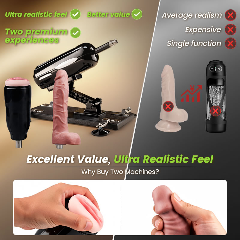 Blaze - Hands-Free Powerful Thrusting Dual Pleasure Sex Machine