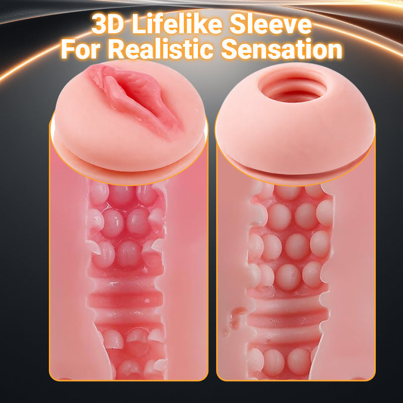 DualStorm - Double Entry Automatic Thrusting Sex Machine for Men with Realistic Experience