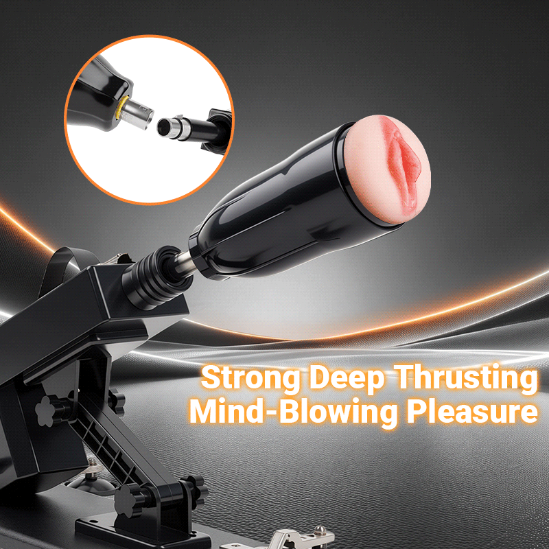 DualStorm - Double Entry Automatic Thrusting Sex Machine for Men with Realistic Experience