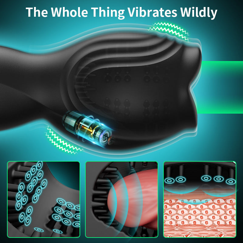 Alex - Intelligent Twisting Multi-Frequency Vibration Glans Trainer
