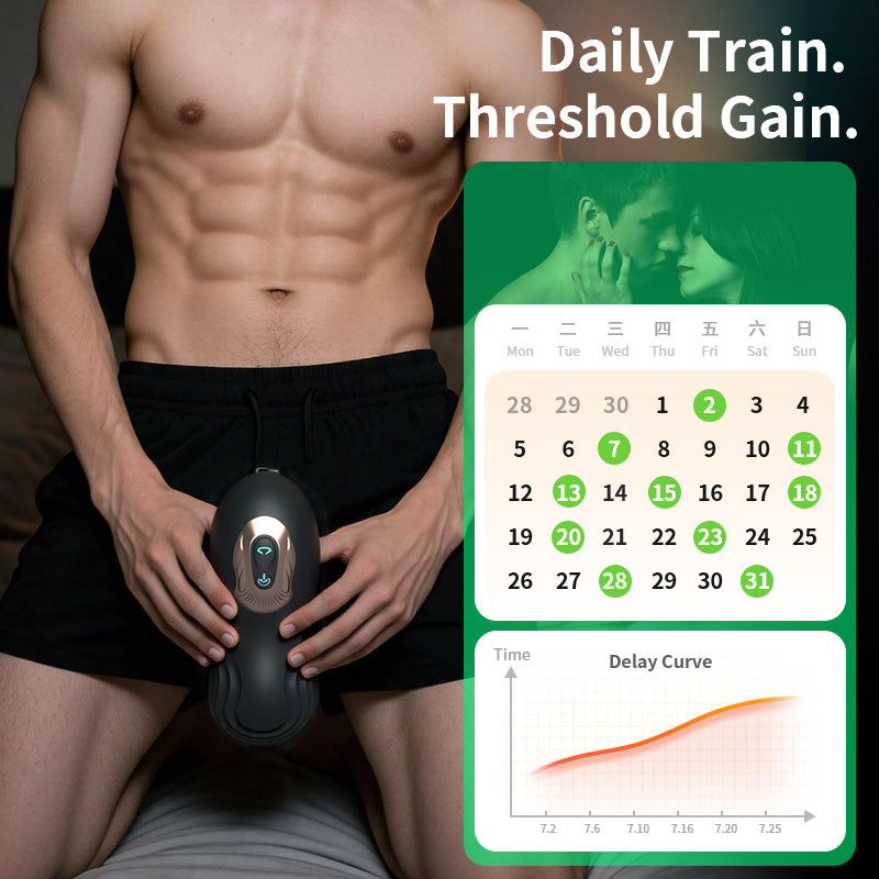 Alex - Intelligent Twisting Multi-Frequency Vibration Glans Trainer