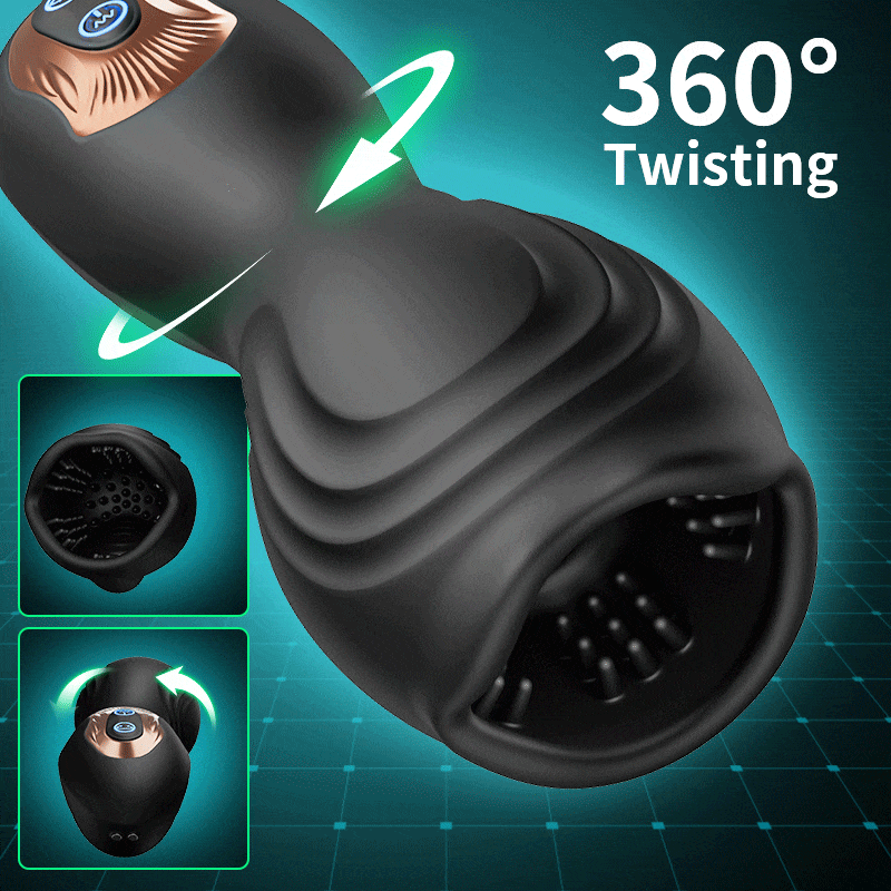Alex - Intelligent Twisting Multi-Frequency Vibration Glans Trainer