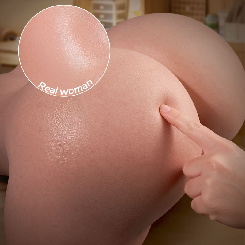 Sophia - 8.2lbs Silicone Fair Skin Petite Plump Pussy Torso with Ultra Meaty Pussy Realistic Torso Love Doll