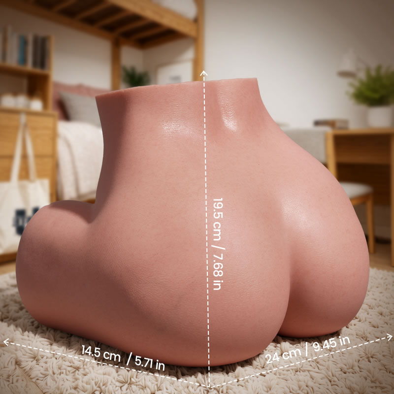 Sophia - 8.2lbs Silicone Fair Skin Petite Plump Pussy Torso with Ultra Meaty Pussy Realistic Torso Love Doll
