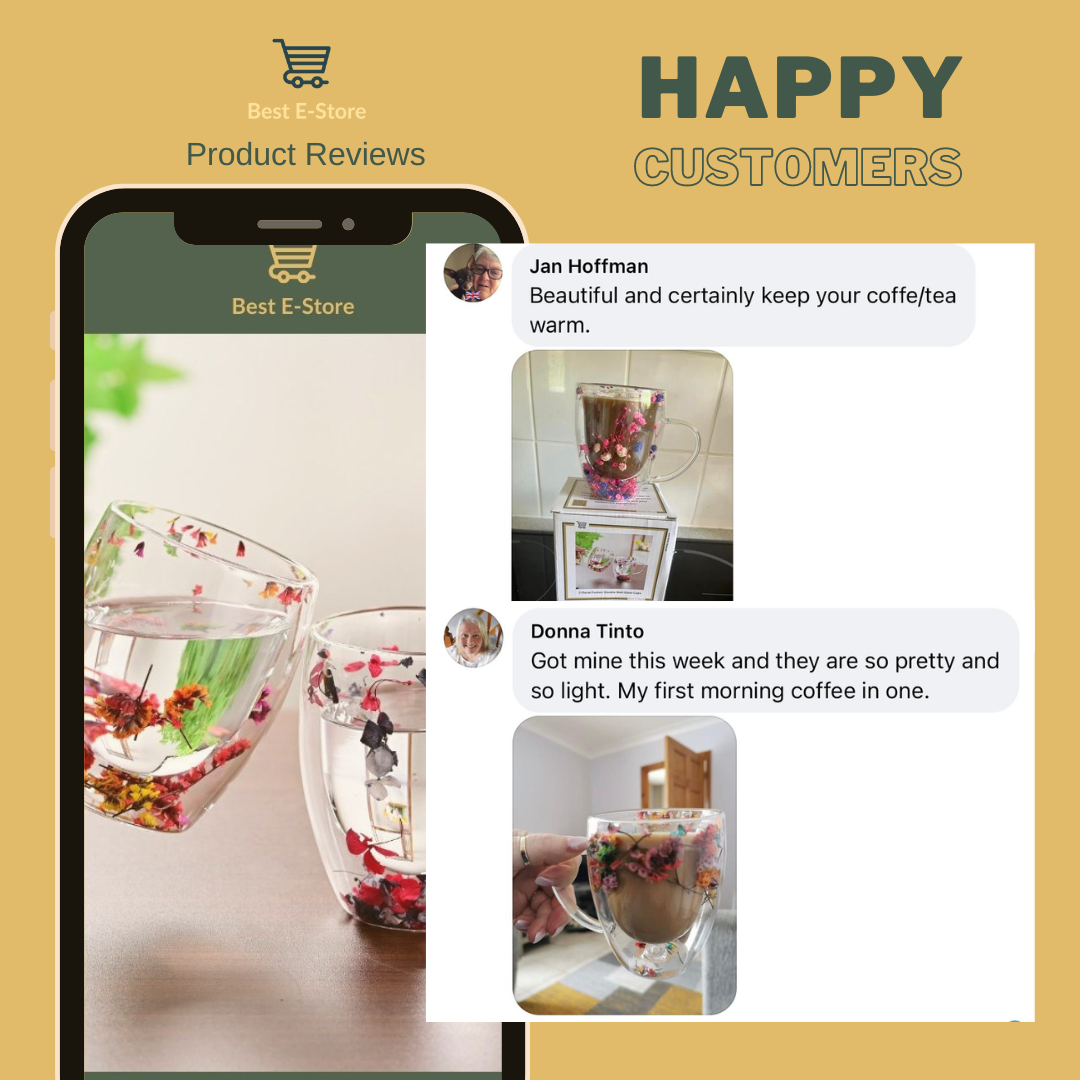 🌼 The Most Beautiful Glass Cups 🌼Handcrafted, Elegant & Gift-Worthy