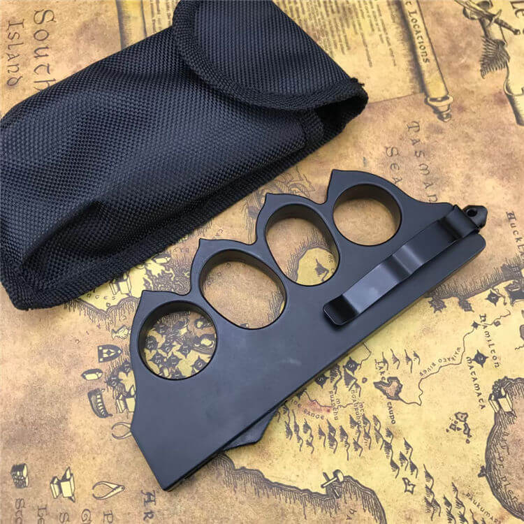 1918-style boxing gloves with a straight punch and a knife at the ready-GS06