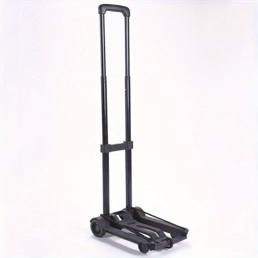 Folding Trolley with 2 Wheels Telescopic Handle