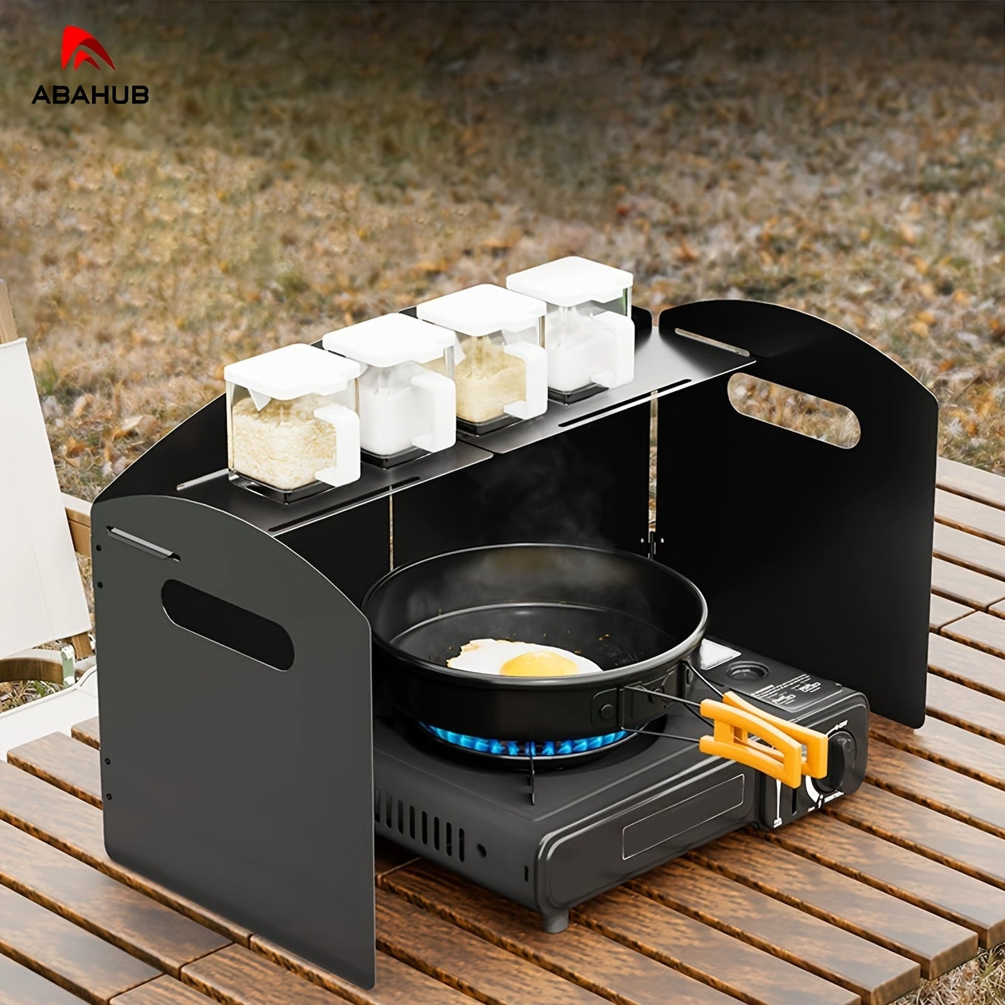 Folding Stove Windshield Portable Outdoor Gas Shield