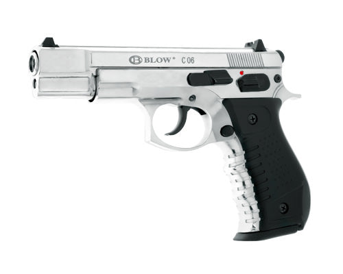 Blow C06 9MM Blank Firing Replica Gun Chrome Finish