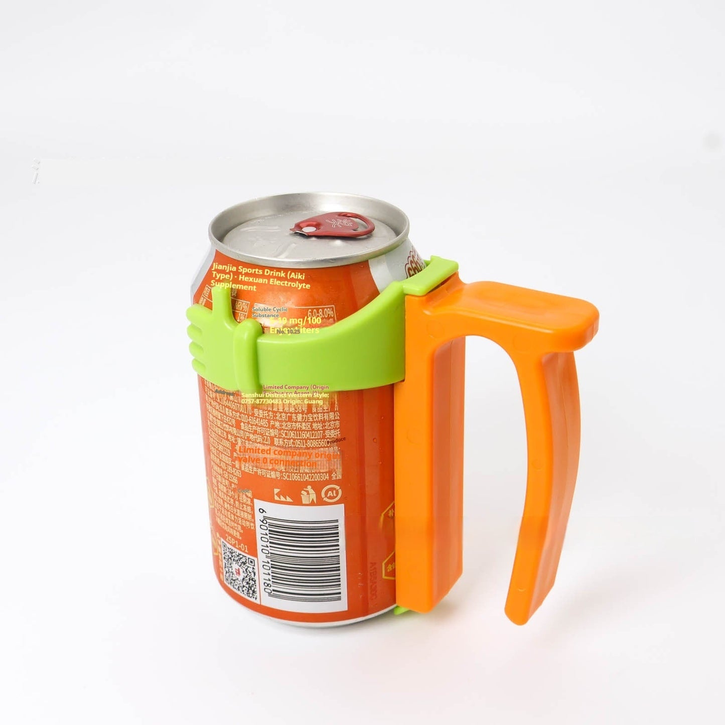 Spill-Proof Can Handle and Lid Set for Standard 12oz Cans