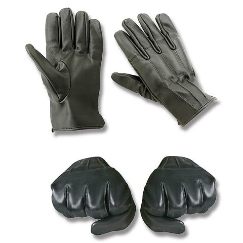 Steel Shot Leather Tactical Sap Gloves - Size XL