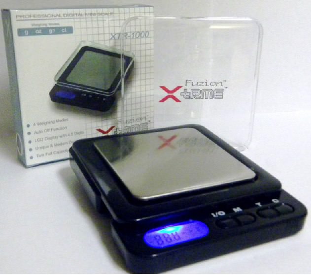Fuzion XtRME 1000g gram x 0.1 Digital Pocket Mini Scale