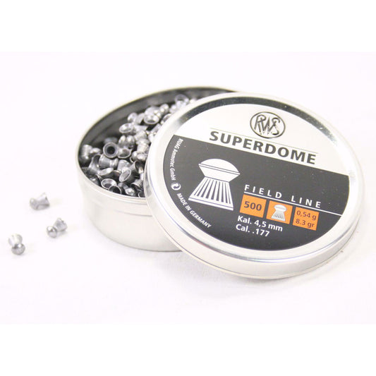 RWS Superdome Field Line Pellet Gun Pellets .177 Caliber, 8.3 Grains, 500 Count