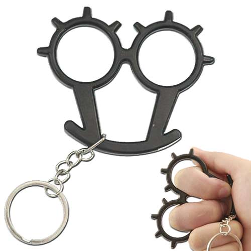Self Defense Spikes Knuckle Duster Mini Keychain - TOPHATTER'S ARMORY DEALS