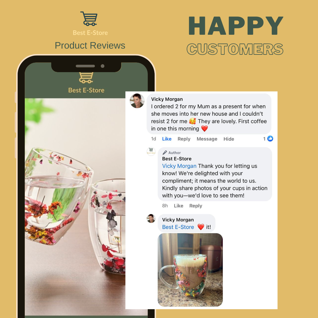🌼 The Most Beautiful Glass Cups 🌼Handcrafted, Elegant & Gift-Worthy