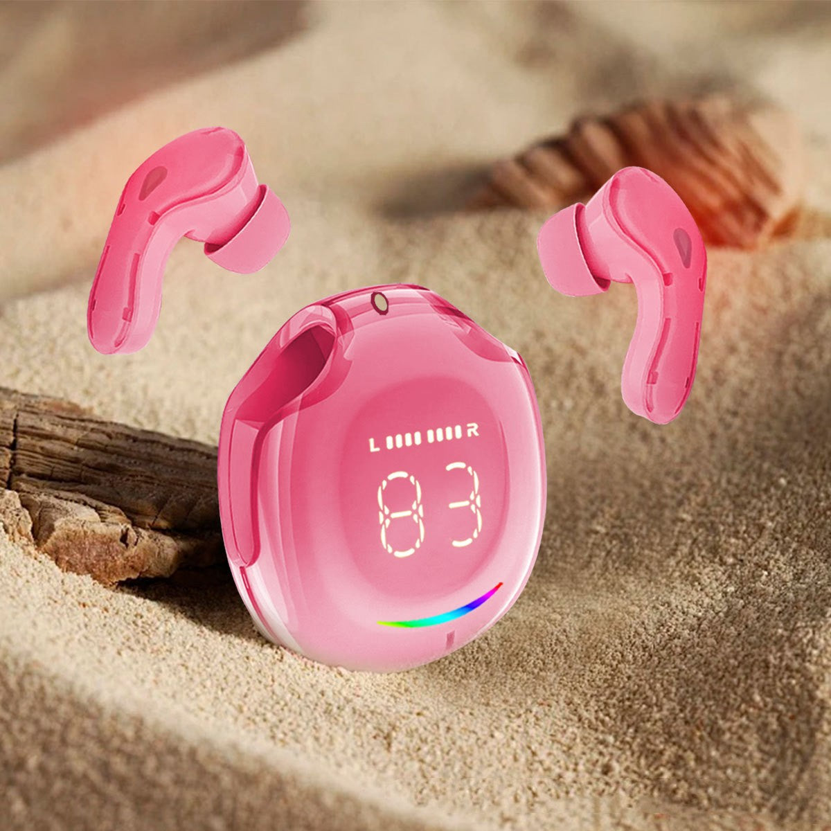 Wireless Bluetooth Earbuds Gift Set with Charging Case and 6 Color Choices