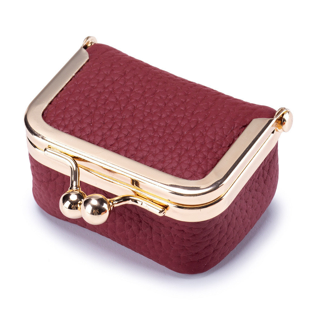 Travel Jewelry Case Organizer in Genuine Leather for Purse and Carry-On