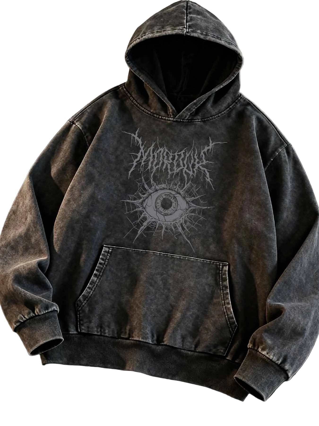Gothic Spider Web Graphic Hoodie