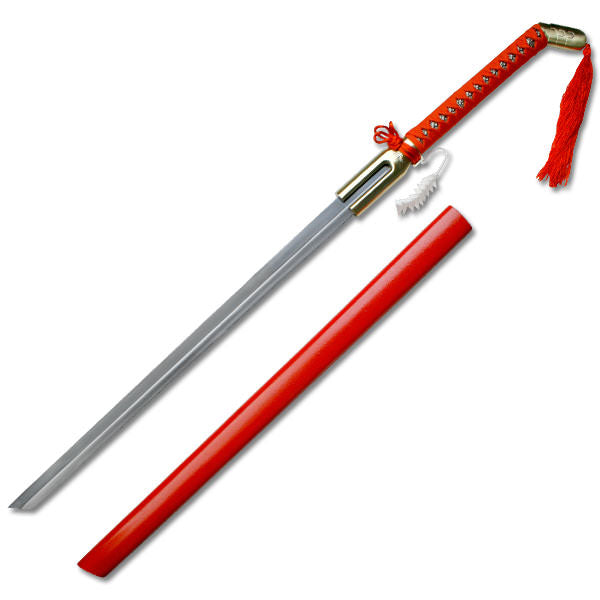 Urahara Kisuke Zanpakuto Sword - Red - TOPHATTER'S ARMORY DEALS