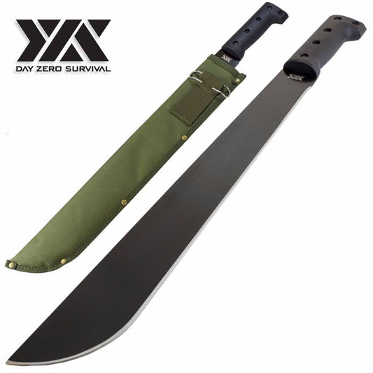 23" Survival Jungle Machete Military Fixed Blade Sword Day Zero Survival
