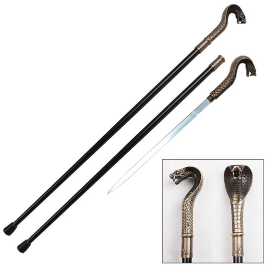 King Cobra Strike Snake Cane Sword