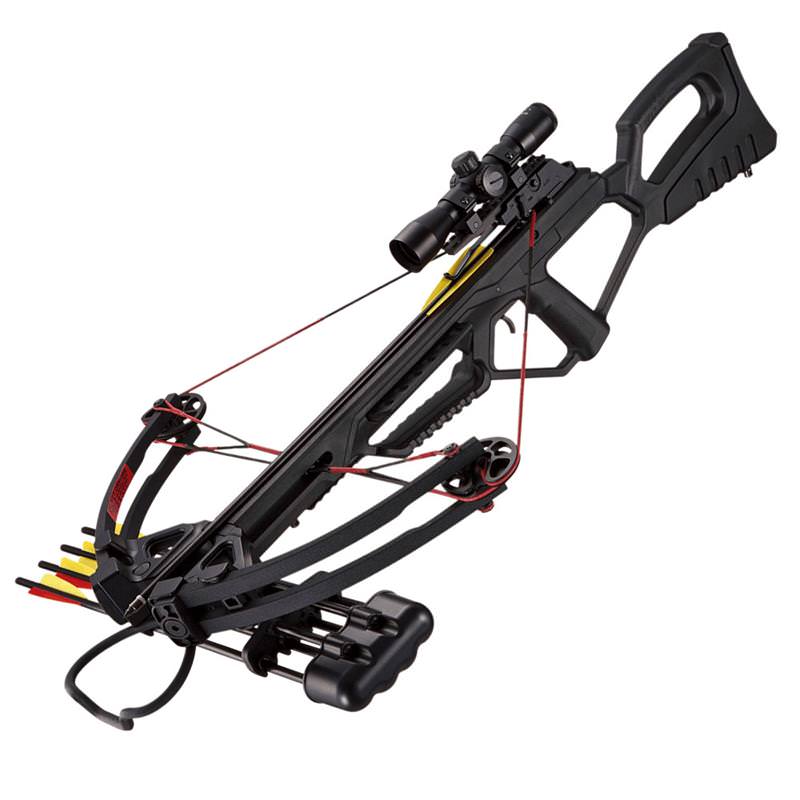 Valiant Sniper Compound Rifle Crossbow 185 lbs 4x32 Scope Package - TOPHATTER'S ARMORY DEALS