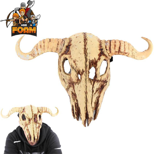 Cow Skull Bull Steer Head Mask For Cosplay Halloween Masquerade