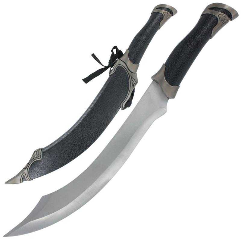 Blade of Frey Elven Short Scimitar Sword Movie Collectible Dagger - TOPHATTER'S ARMORY DEALS
