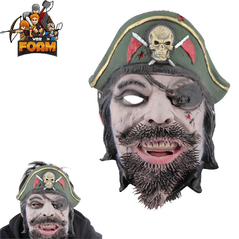 Captain Pirate Mask For Cosplay Halloween Masquerade - TOPHATTER'S ARMORY DEALS