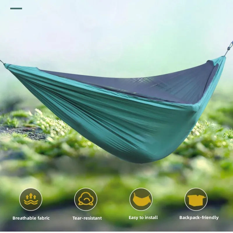 2-Person Camping Hammock with Straps