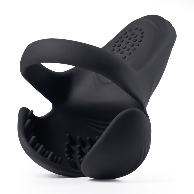 10-Pattern Vibrations Balls Dense Tickler Penis Ring