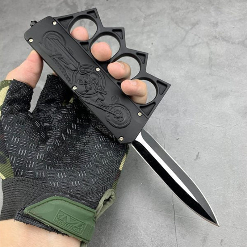 SKULL KNUCKLE AUTOMATIC KNIFE-BK10