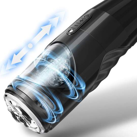 Telescoping Rotating 8 Modes Vision Window Masturbation Cup - Adult Wellness Product product image for intimate wellness and