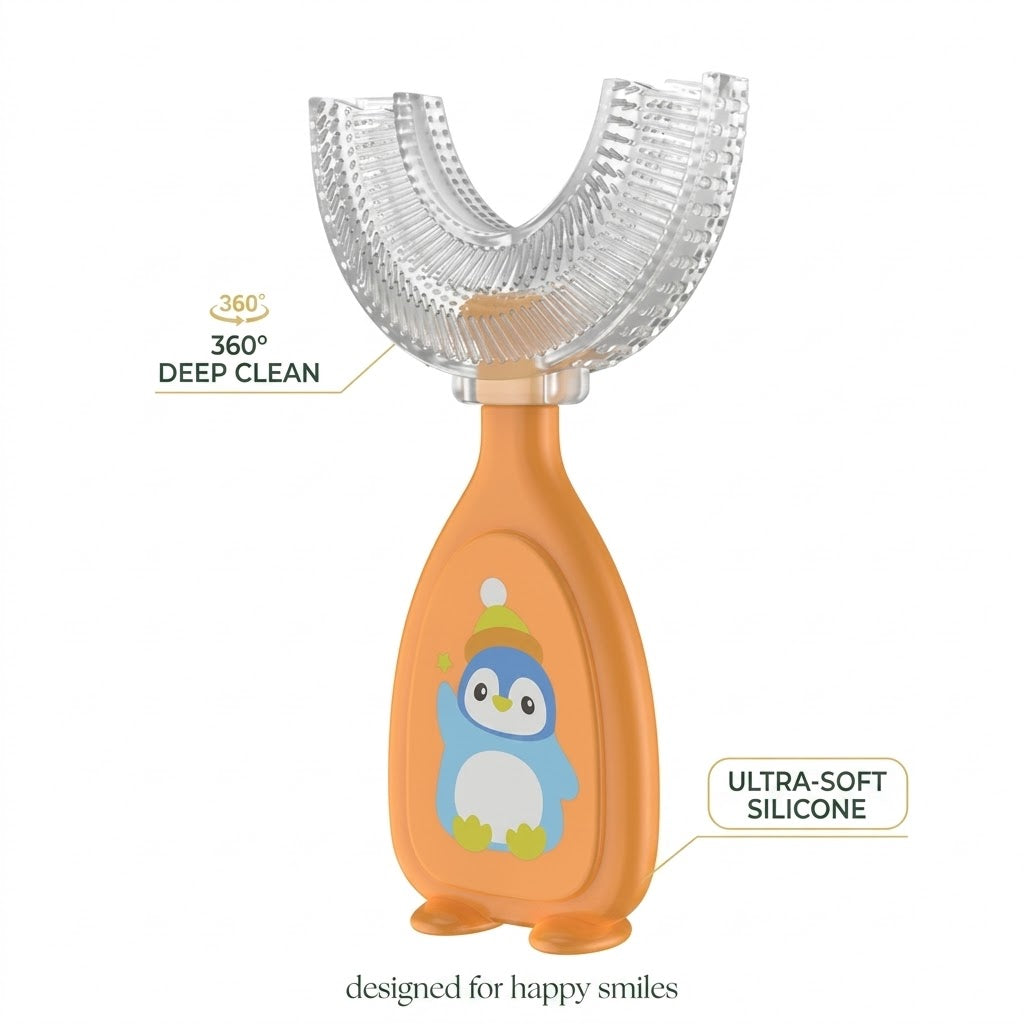 Kids U-Shaped Electric Toothbrush for Easy 360 Degree Cleaning