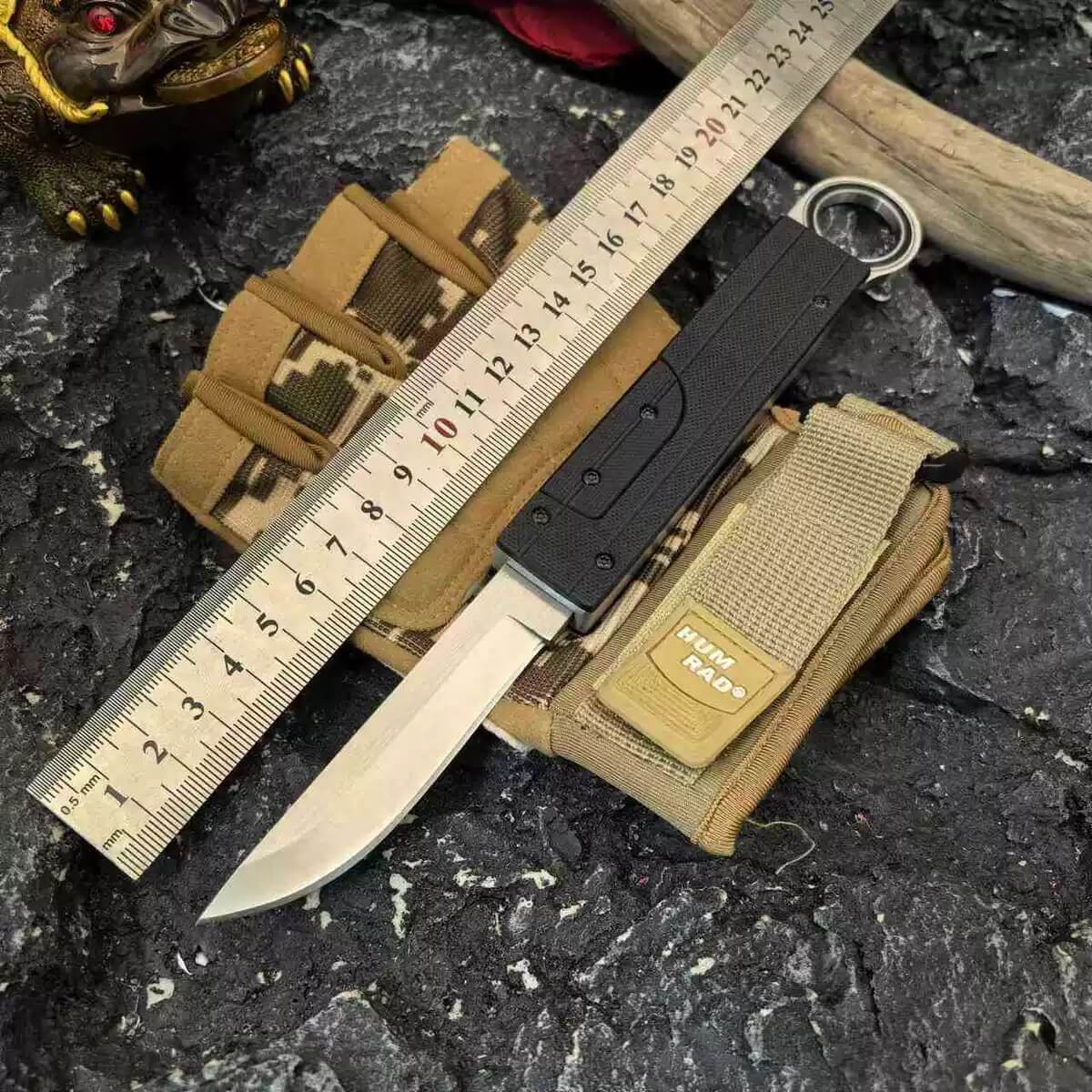 Outdoor sharp folding knife, portable drop out knife-GS77