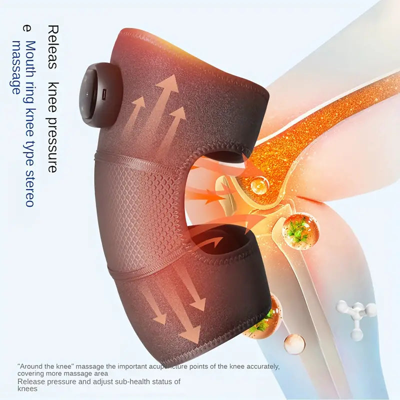 Vibration Heating Knee Massager - Electric Self-Heating Physiotherapy Instrument