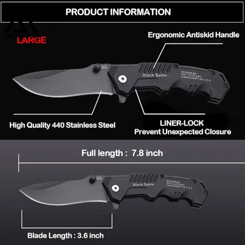 2pcs Tactical Folding Pocket Knife-GS21
