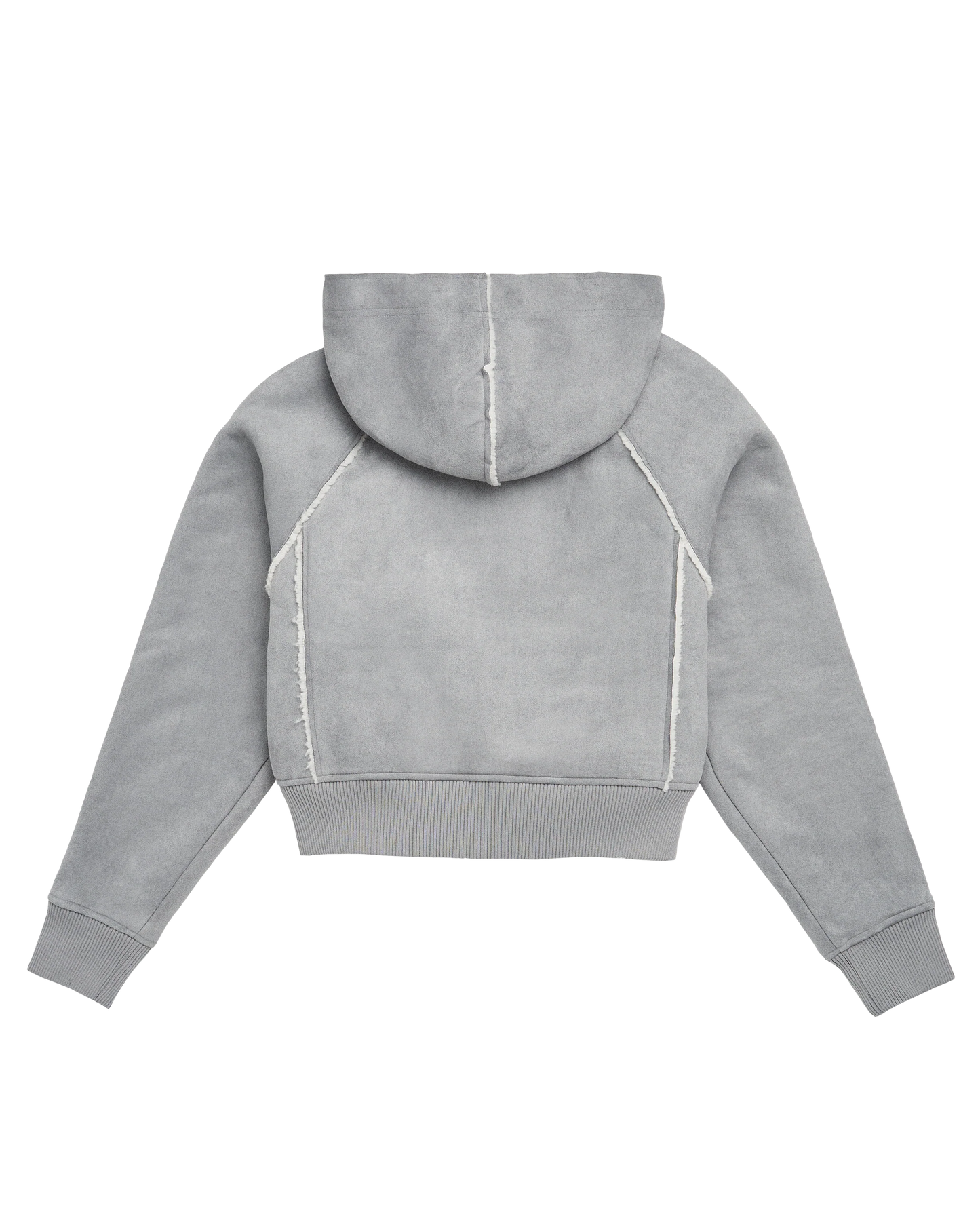 Folklore Album Gray Faux Shearling Jacket