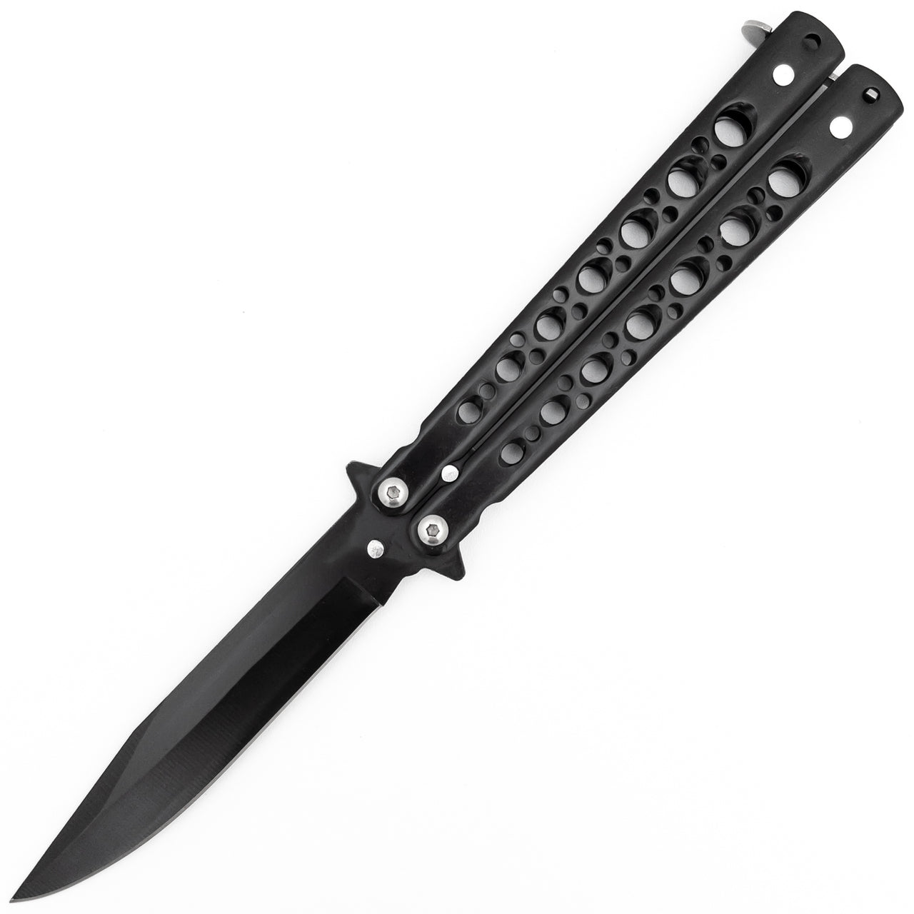 Black Balisong Butterfly Knife Flipper