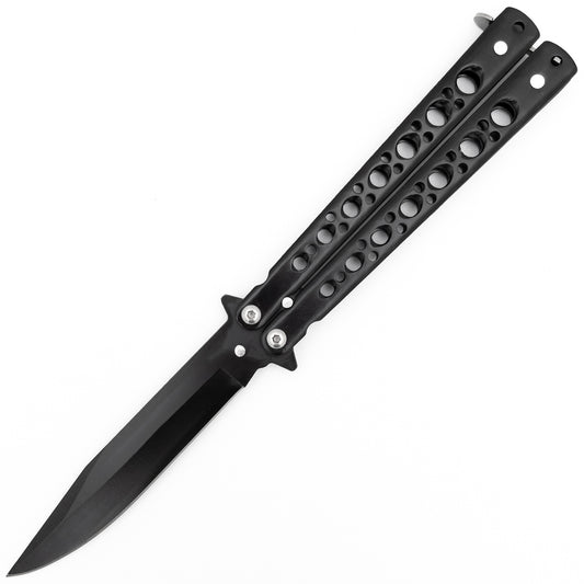 Black Balisong Butterfly Knife Flipper