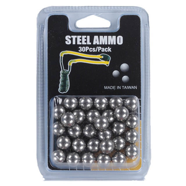 Slingshot 30 Pcs 3/8 Inch Steel Ball Ammunition - TOPHATTER'S ARMORY DEALS